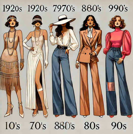 post2 A Timeless Guide to Women’s Fashion: From the Roaring 20s to Iconic 90s Trends